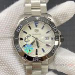 AAA Quality Copy Tag Heuer Aquaracer Calibre 5  White Dial Watches 43mm